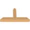 Ekena Millwork Portland Timber Gable Bracket, Western Red Cedar, 48"W x 28"H x 5 1/2"D x 5 1/2"F, 14/12 Pitch GBW048X28X0606POR00SWR - alternate 2